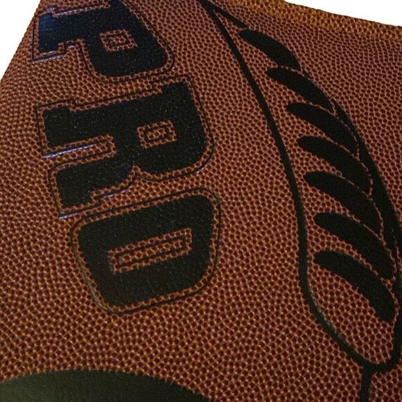 Pen-Tab Pro Football 3 Ring Binder Trapper Keeper Faux Leather Vintage - Picture 6 of 9
